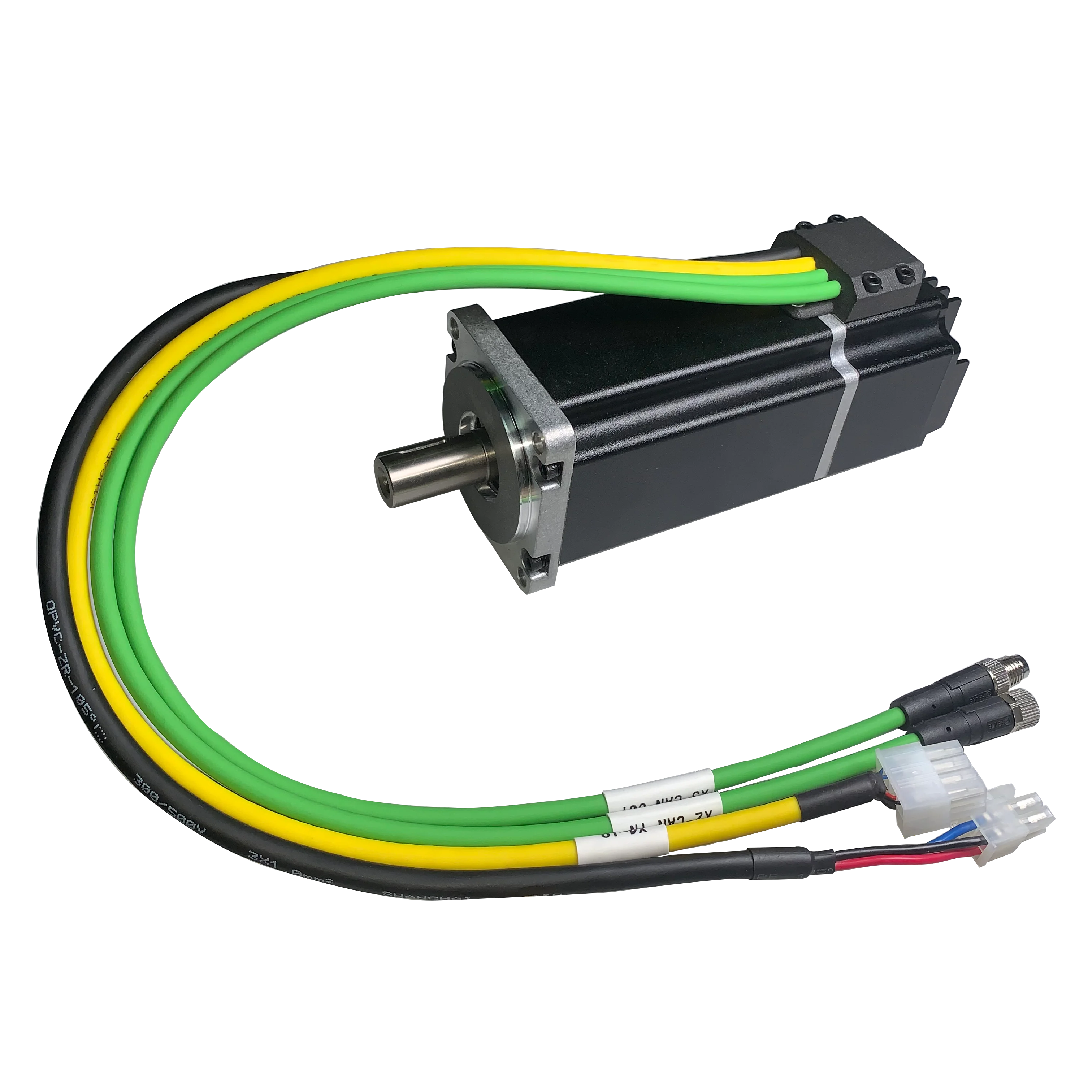 China supplier three Phase 60mm 200w EtherCAT dc integrated Permanent magnet synchronization Servo Motor with driver kit