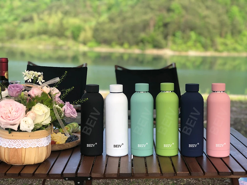 Manufacturer Suppliers Reusable Small Mouth 500 ml  Drink Insulated Double Wall Stainless Steel Sport Water Bottle