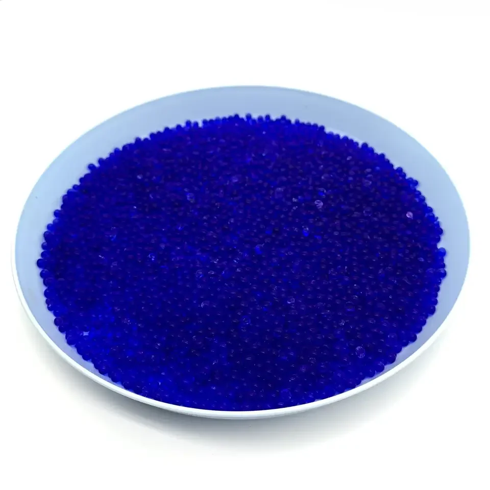 Hot selling blue silica gel High Absorption Color Changing desiccant Crystals Beads