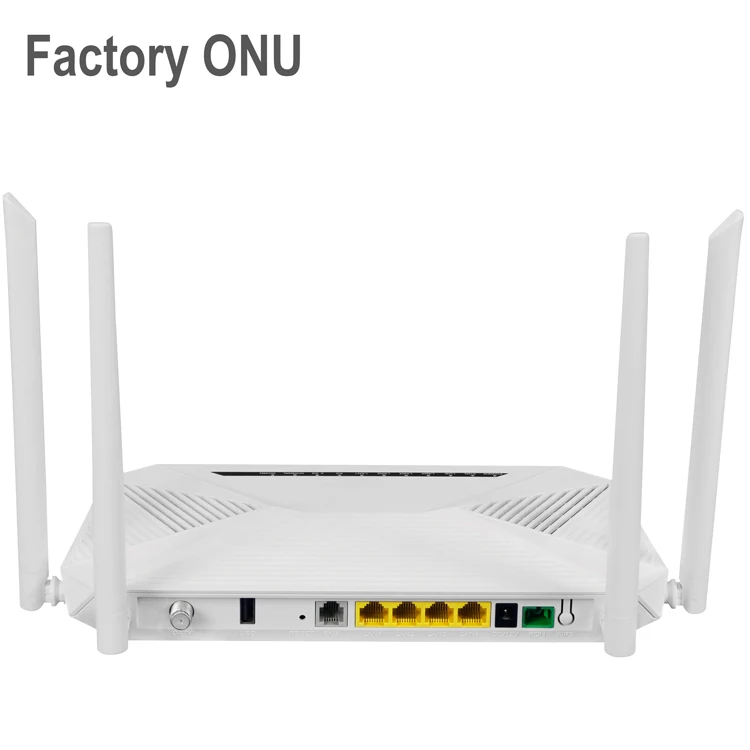 FTTH XPON ONU Cdata Ethernet XGSPON EPON GPON ONT SFP 4103XR 1USB+1POTS Private Mode 4 Ports Dual PON 4GE AC ONU VOIP