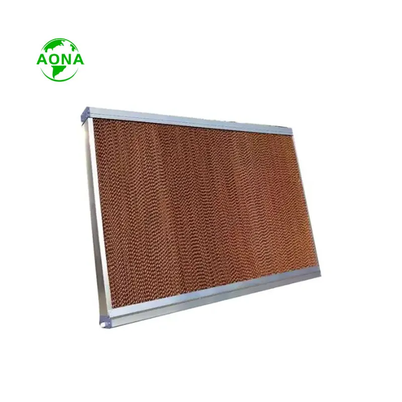 Water Evaporative Cooling Pad with Cooling System for Greenhouse Poultry Chicken Farm