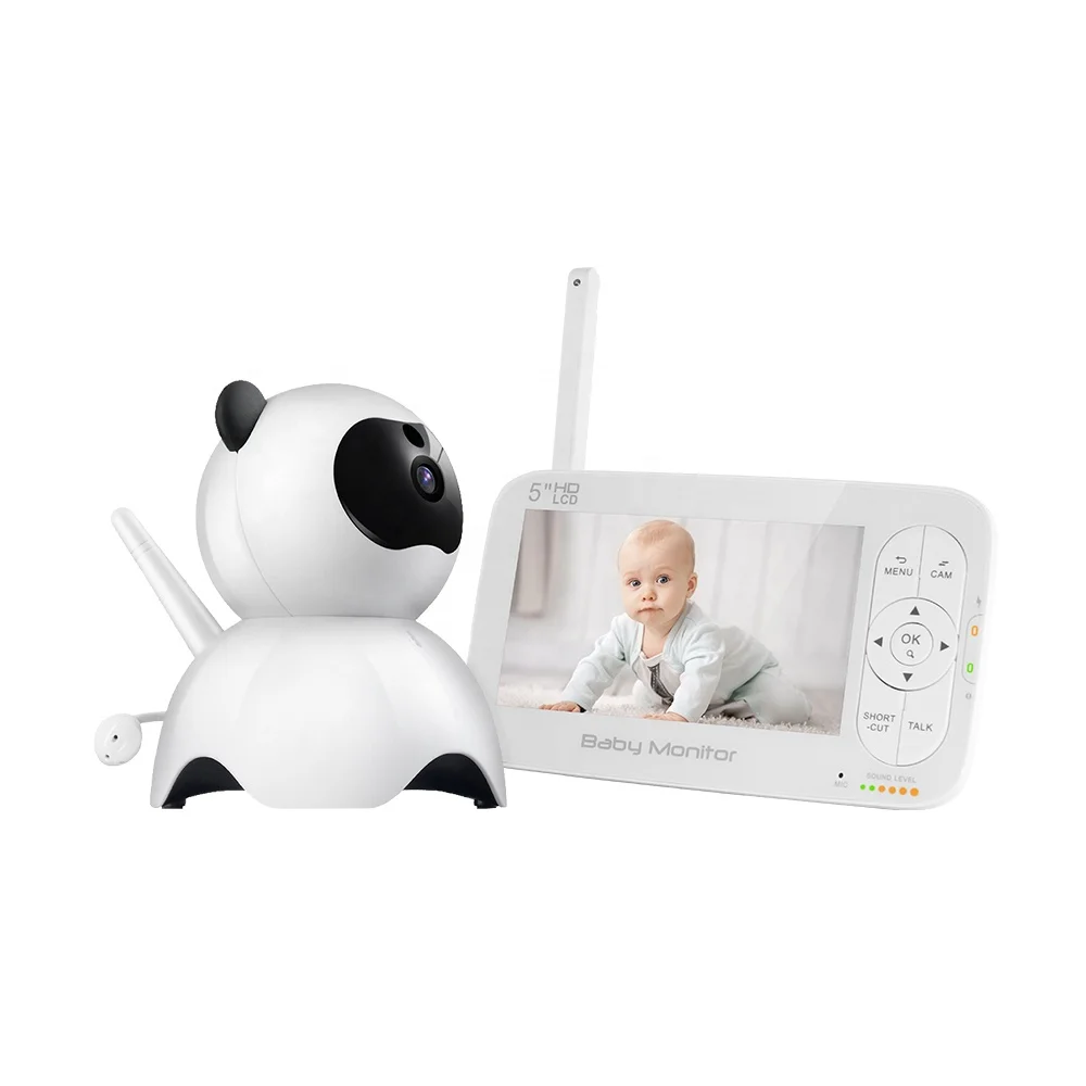 
Best Baby Monitor 2020 Wifi Smart Baby Monitor Sleep Monitoring 5 Inch 720P LCD Display Type A Screen for Babies 