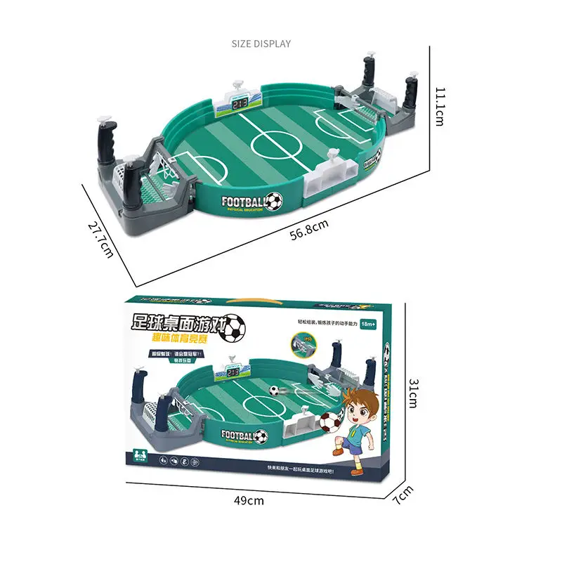 Chengji funny double battle interactive game hand football game table sports toys soccer table football board game for family