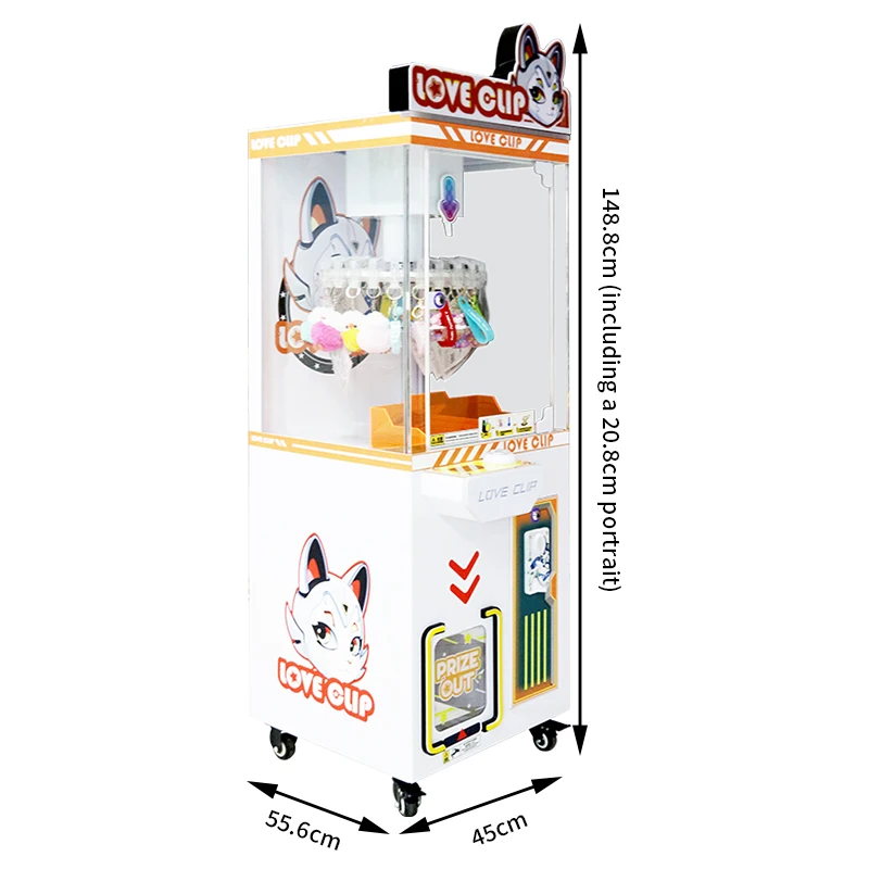 Factory Price Claw Crane Machine Toys Plush For Kids Coin Operated Toy Machine Vending Claw Machine