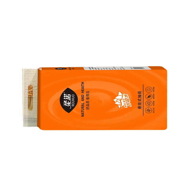 Custom logo large package hanging facial tissue 5ply Bottom pumping tissue face tissue toilet paper