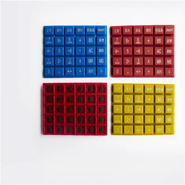 
Factory made silicone rubber conductive keypads and keyboards rubber buttons remote 