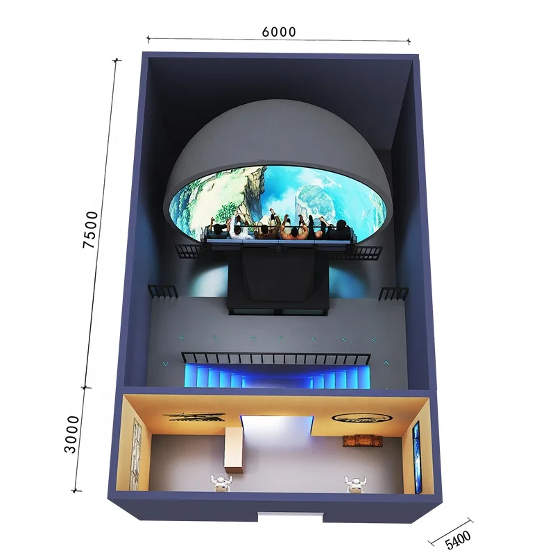 9D Naked-Eye 3D Flying Theaters Manufacturers Flying Cinema Virtual Reality Room Arcade Center Kids Playground Game Machine