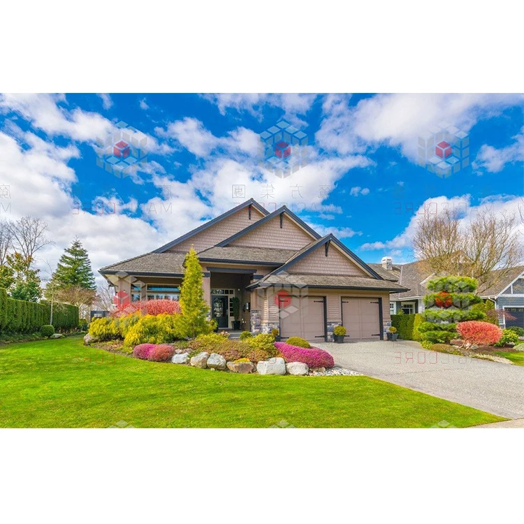 Изготовленный на заказ дом-вилла 4 спальни сборный дом вилла Рождественская деревня Легкий