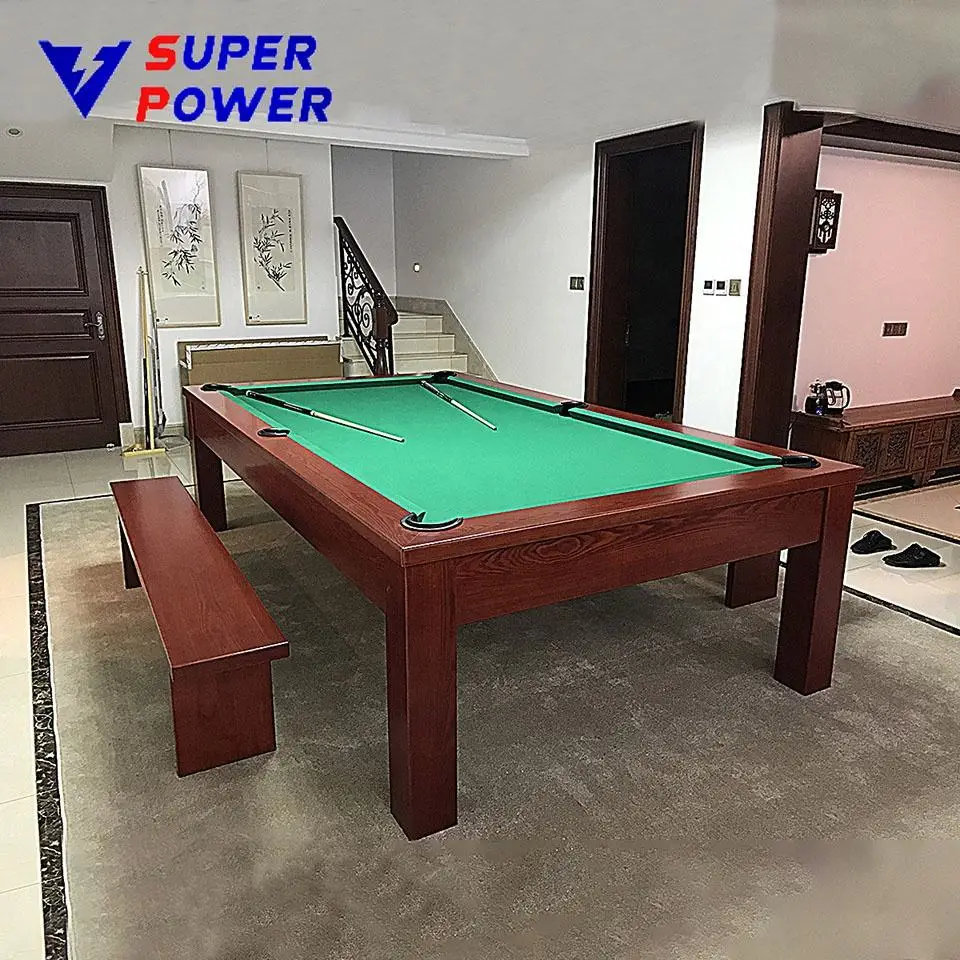 High end modern design Multifunctional billiards table Standard 9ft billiards 2-in-1 Dine Pool Table
