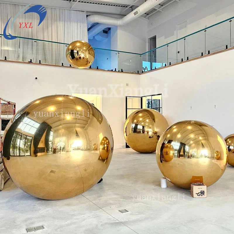 Hot Selling Colorful Hanging Inflatable Mirror Ball Decorative Inflatable Globe Mirror Ball Balloon
