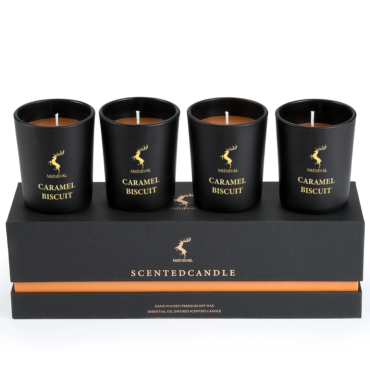Luxury Soy Wax Candle Set Private Label Glass Jar Nature Soy Wax Scented Candle for Birthday