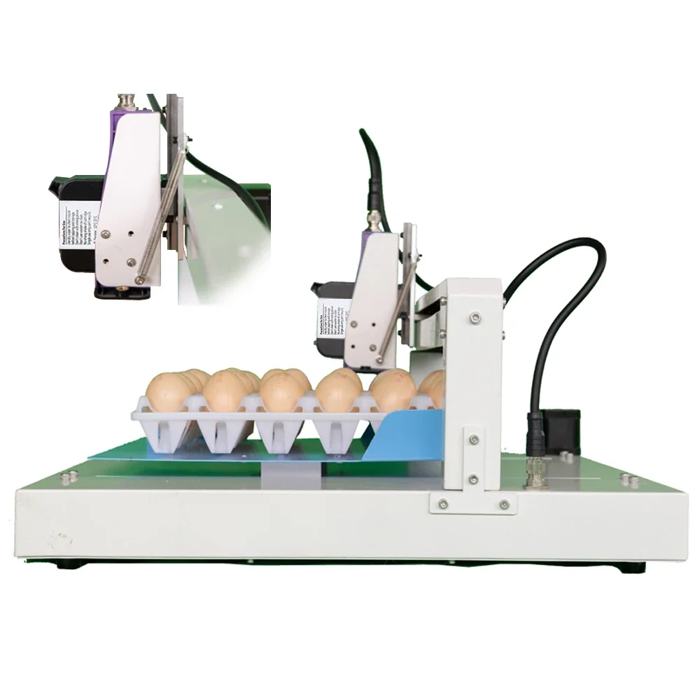 Industrial Expiry Date Printer eggs Coding Machine Desktop Egg Coder Date Stamping Machine Lot Number Coding Machine Wholesale