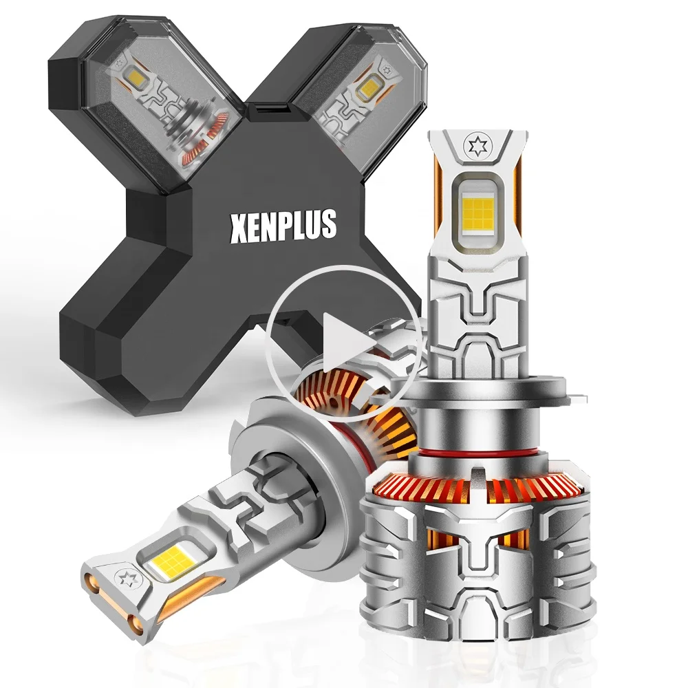 Xenplus New X1 Led Bulb Car Lighting System Car Led Lights H7 Headlight 85w 48000LM 6500K Concentrating Strong Extra Large Wick