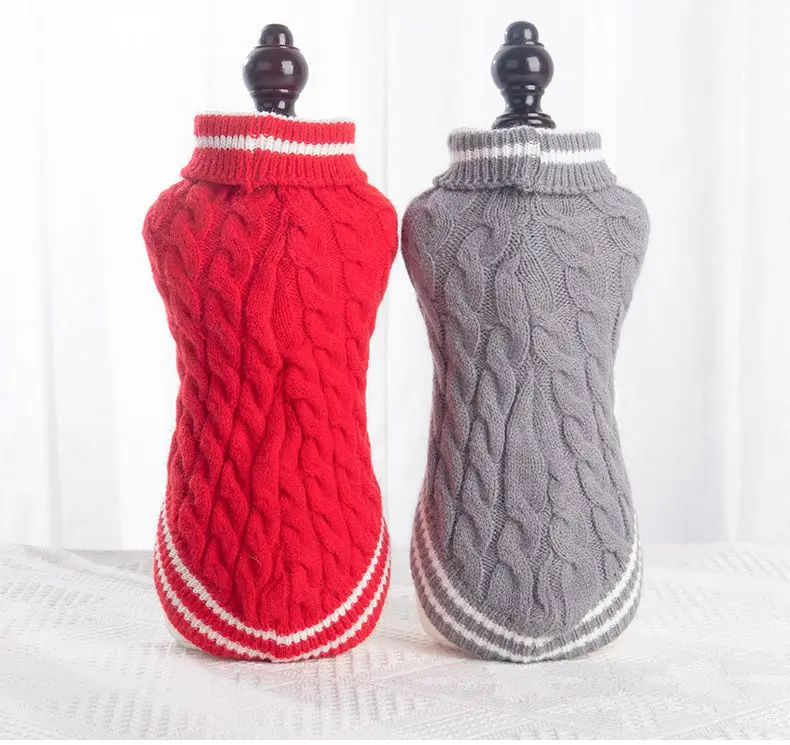 2021 модный свитер для собак Одежда для домашних животных Одежда для собак Роскошная красная одежда для домашних животных