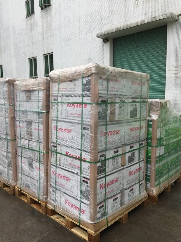 Dubai importer DIN45 45Ah 12V Dry charged car battery