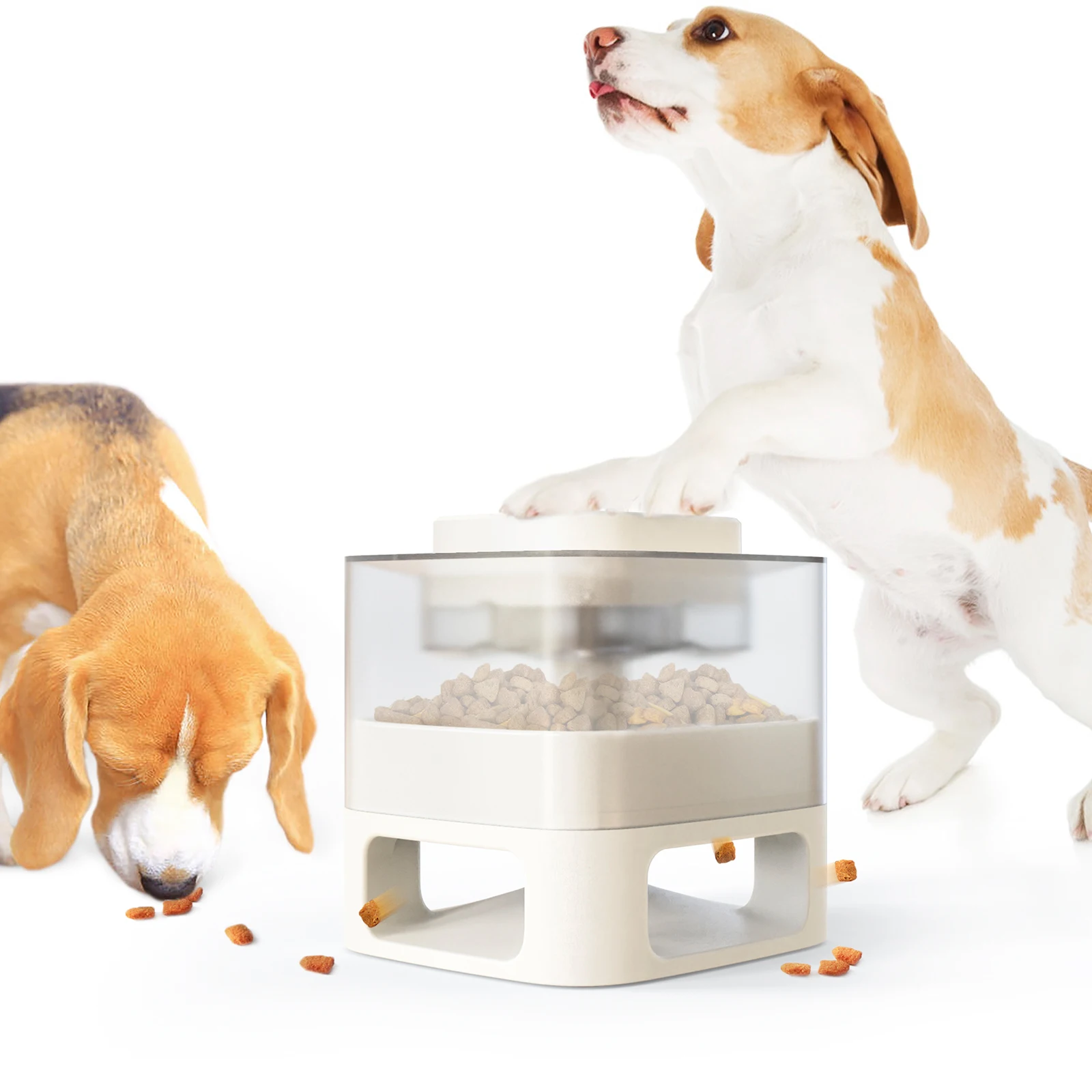  Pet Dog Cat Feeder Bowl for Dogs Kitten Bowls New Inventions Slow Food Feeding Container Animal