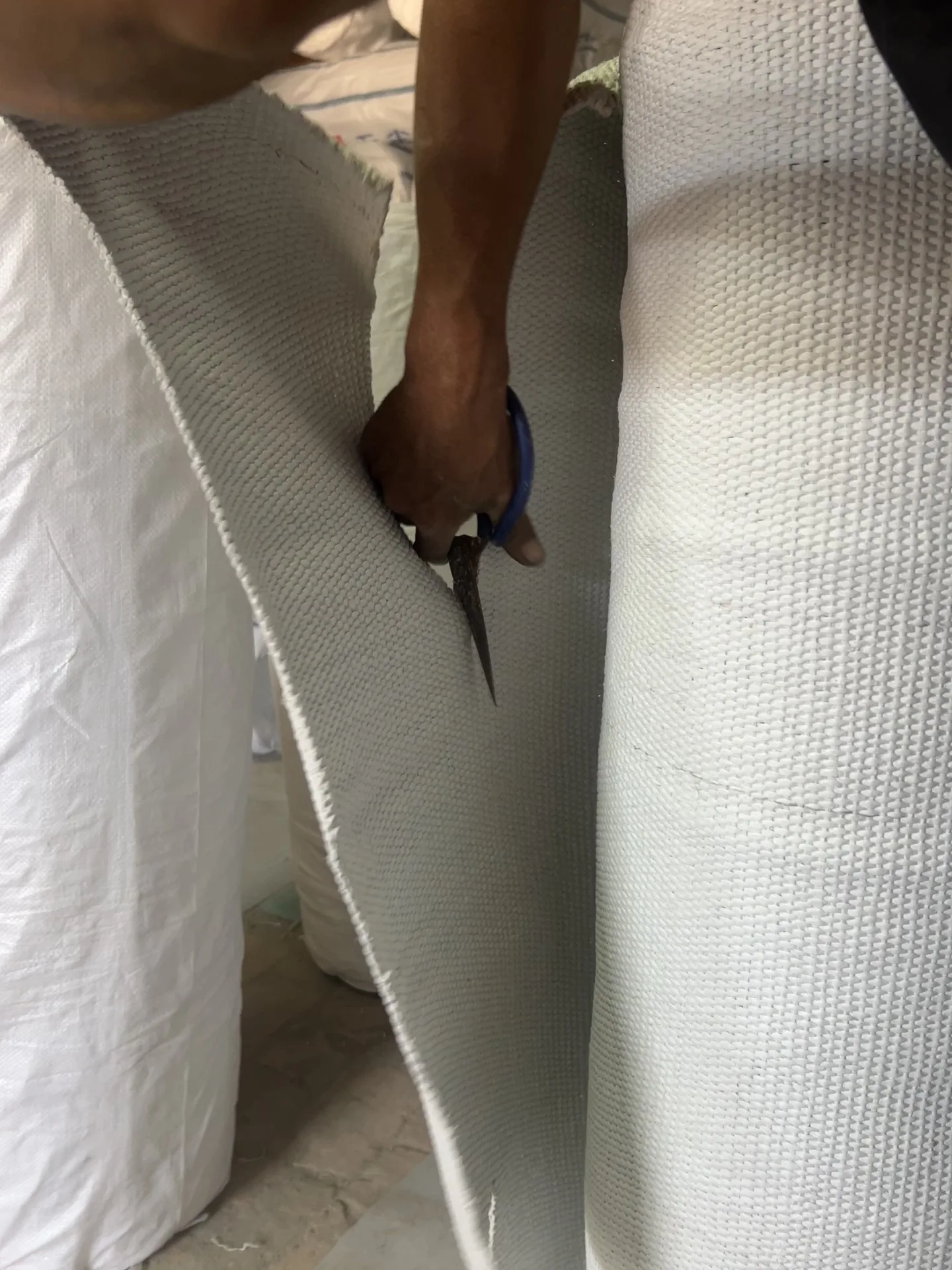 High Temperature Fire Resistant Non-asbestos Fiber Cloth Custom 1mm 1.5mm 2mm 3mm
