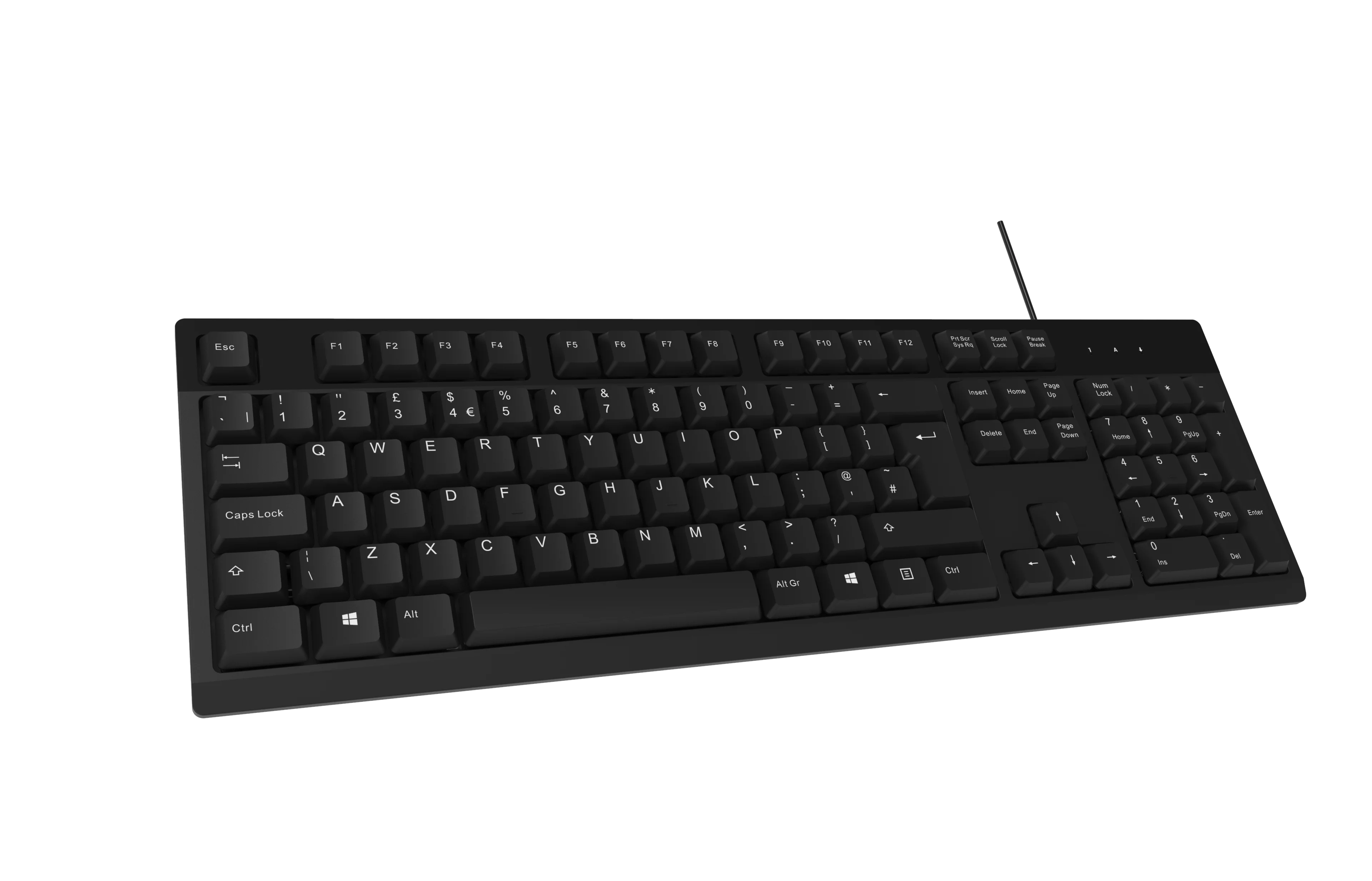 Wired office Keyboard KB251 without light  full-size Ultra thin  multimedia Keyboard use for home office