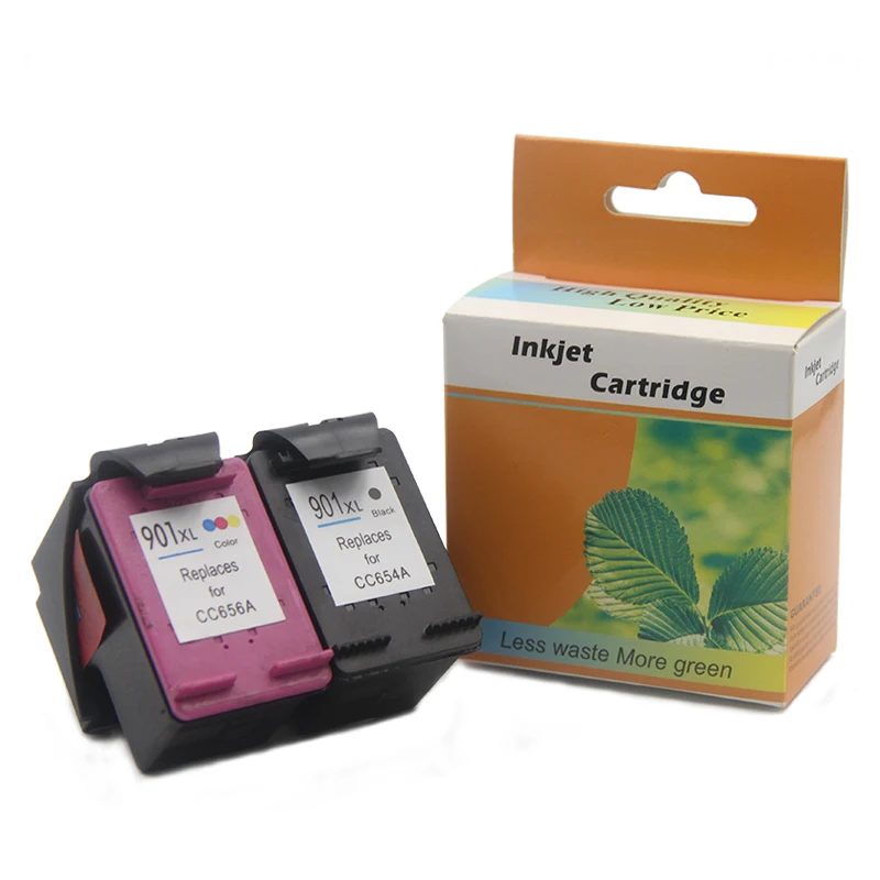 Ocinkjet 901 Ink Cartridge With Reset Chip For HP Officejet J4580 J4640 J4680 Printer