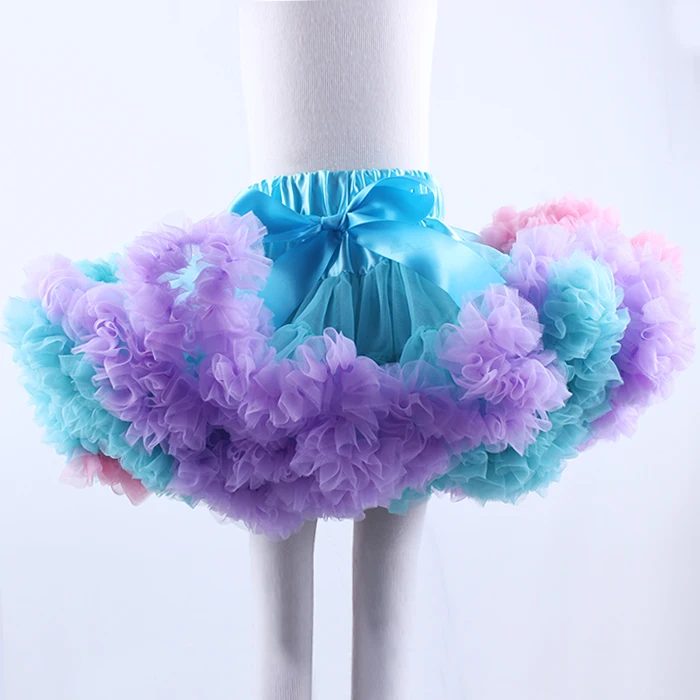 Baby Toddler Girls Rainbow Pettiskirt Tutu Skirts Little Girls Pettiskirt Twirly Skirt