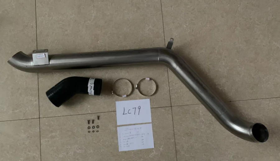 Pickup Trunk Black Stainless Car Snorkel For Toyota Land Curiser 76 78 79 High Quality 4x4 Car Accessories Air Intake Snorkel