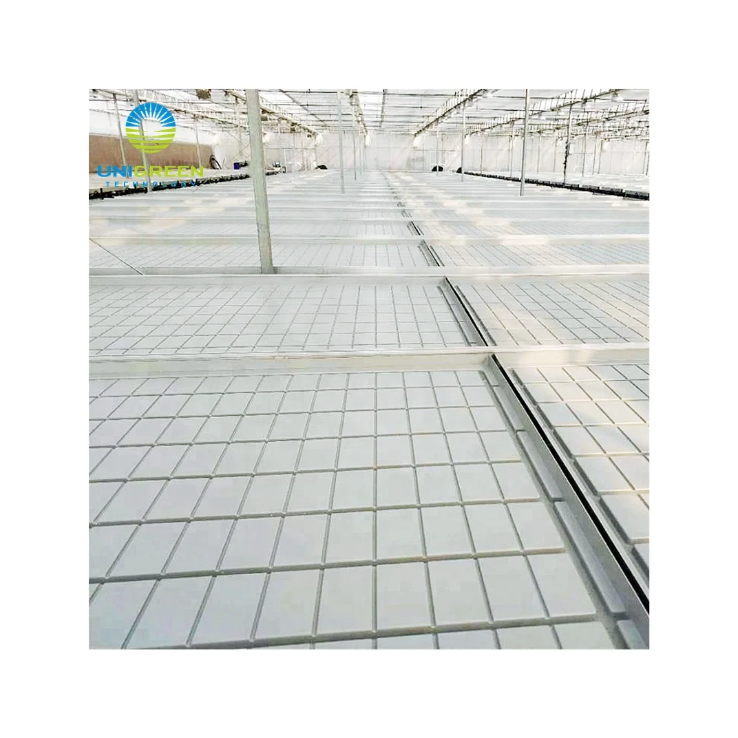 New Customized Agricultural Greenhouse Aluminum Alloy EBB And Movable Flood Rolling Bench With Trays