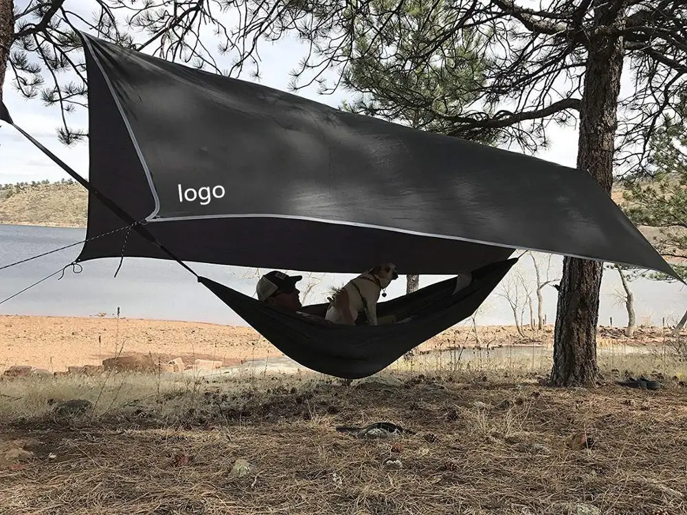 Amazon Hot Sales Customize Hammock Tarp Fits Double Hammocks Hammock Rain Fly