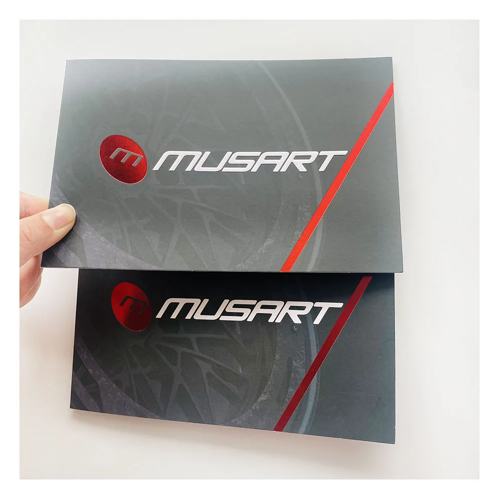 Custom Design Flyers cards  Full Color Printing Folded Cards With UV Spot