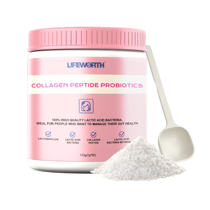 LIFEWORTH Multi Hydrolyzed Collagen Peptides with Prebiotics Powder Type I, II, III, V, X Skin Hair Nail & Joint Support