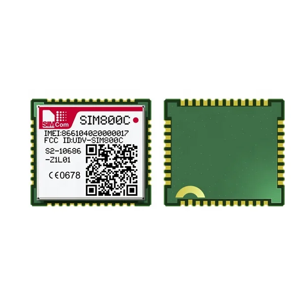 SIM800C Quad-Band GSM/GPRS Module 42-Pin Electronic componant GSM/GPRS/EDGE/WCDMA SIM800C