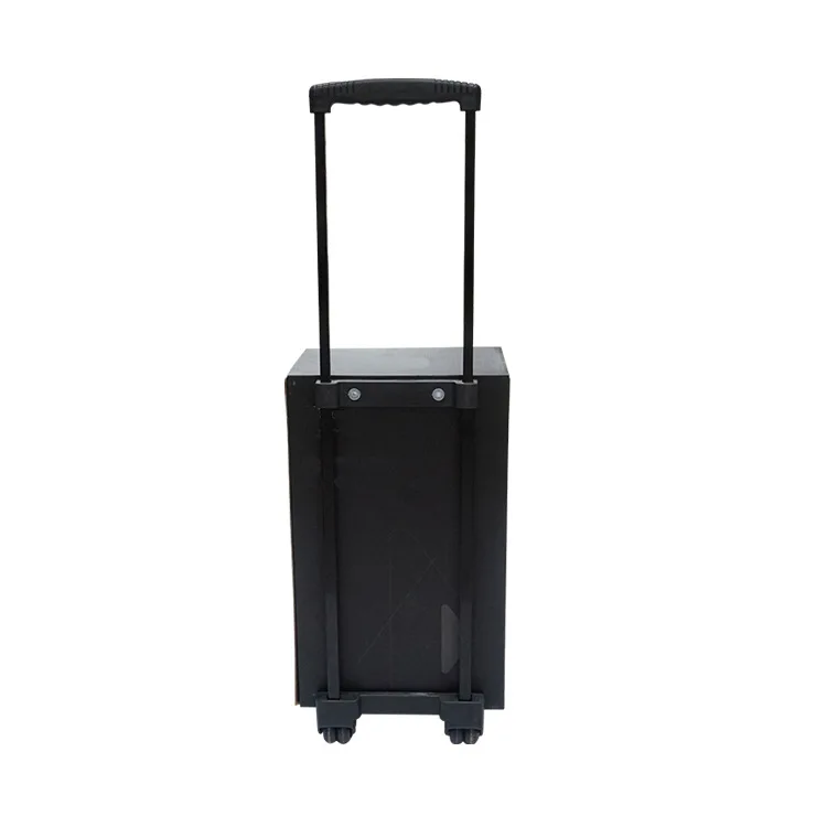Custom exhibition advertising carton pulley  Corrugated advertising box Advertising Paper trolley case