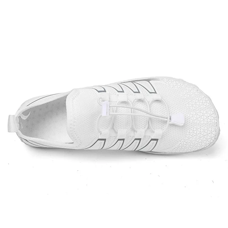 Non slip mesh fabric breathable thin flat men women yoga indoor outdoor sports cross trainer casual gym shoes