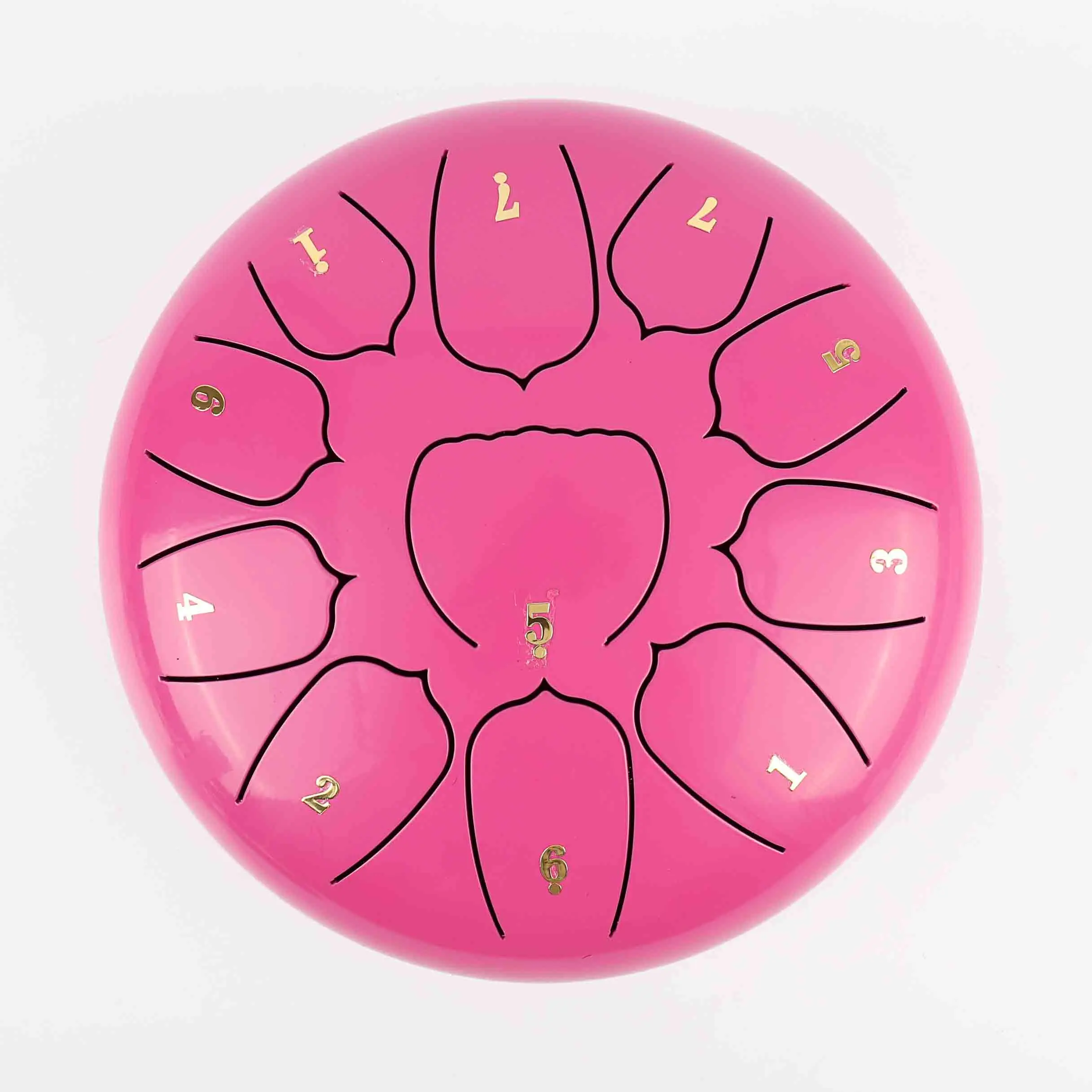 SUXINRU Supply high quality and low price pink 10 inches 11 tongues Tank Handpan  drum toy  Steel tongue drum