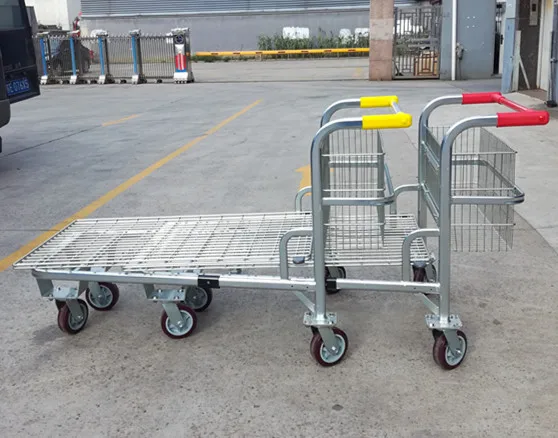 500kgs Platform high quality  cargo trolley with strong frame