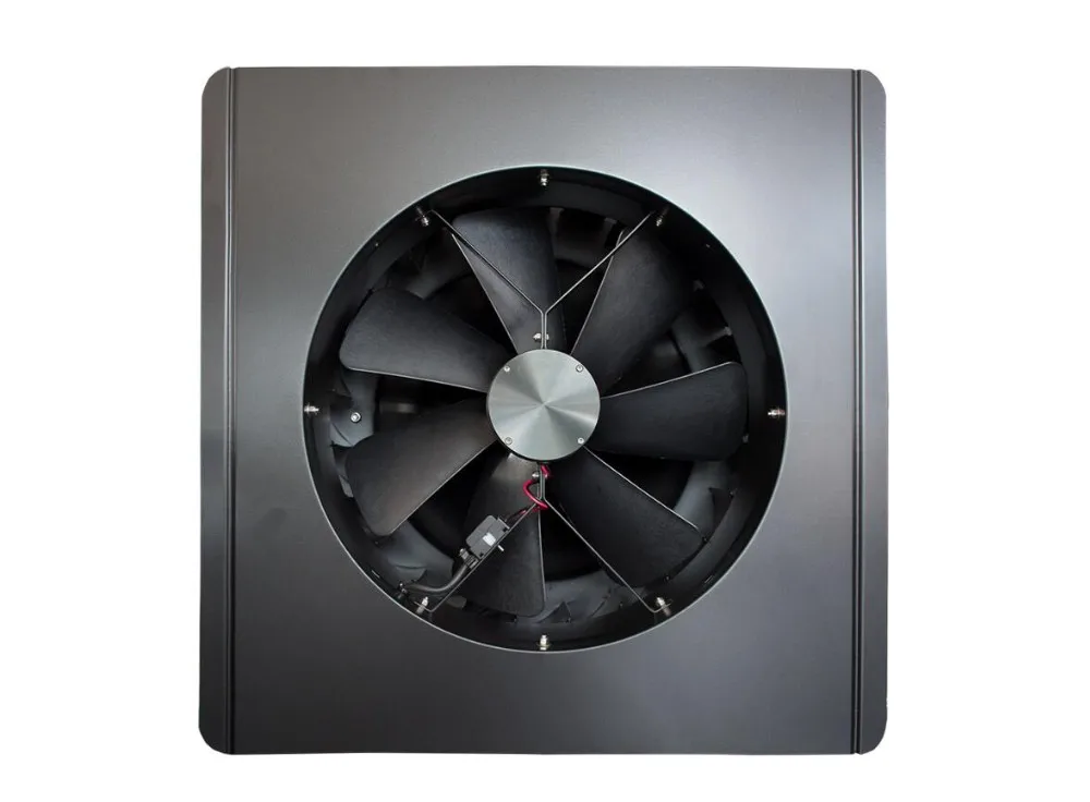 Solar roof ventilation fan round size dc motor exhaust fan 18W 12inch industrial ventilation cooling fan