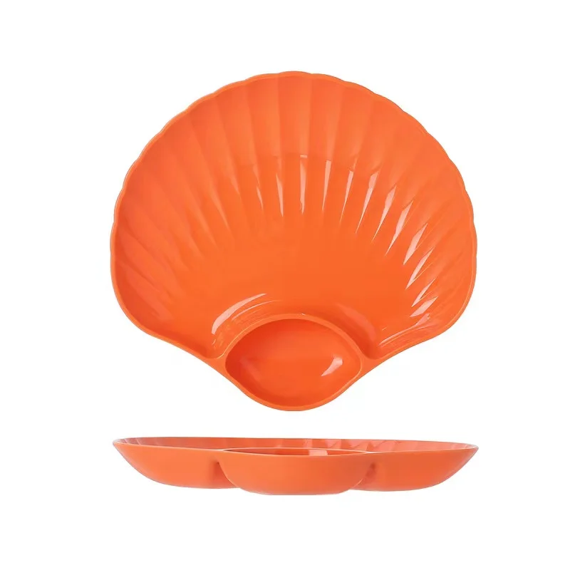 Master Creative Snack Plate French Fries Chicken Wings Fruit Plastic Plate