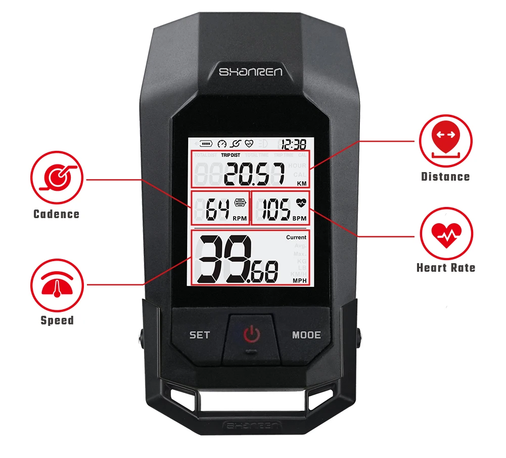 
Shanren Wholesale Cycling Speed Cadence Bicycle Computer Bicycle Accessories 