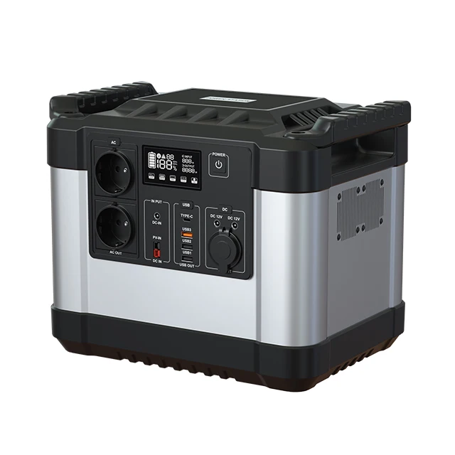 Electric Generator Solar Charging Ac Outlet Power Station 500w  1000w 1100wh