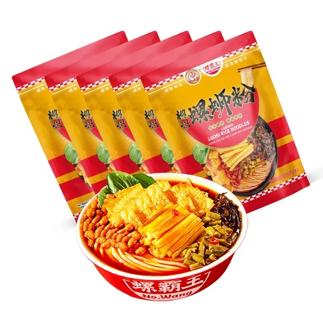 Оптовая продажа Лучшая цена Luosifen вкусные речные улитки рисовая лапша приготовленная быстрого приготовления Luosi