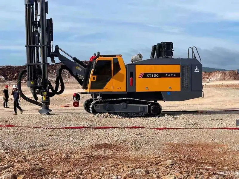 Kaishan  KT20 Bore Hole Dth Drilling Rig Machine Crawler Dth Surface Wagon Drill Rig With Screw Compression System