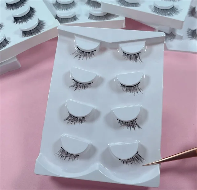 Qingdao Handmade High Quality Lower Lashes Factory Wholesale False Synthetic Lashes Under Lashes Bottom Eyelash