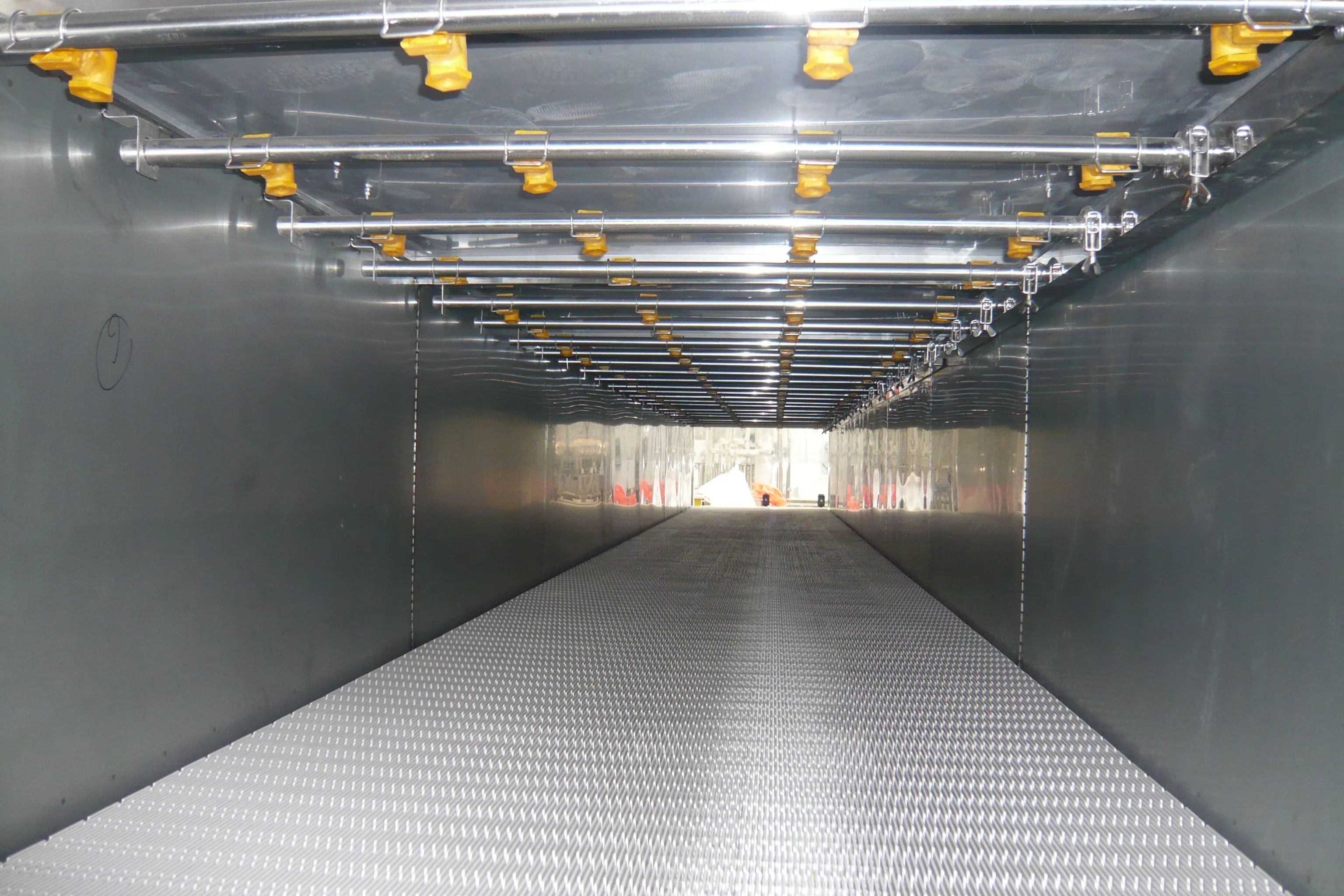 
6m length pasteurizing tunnel for bottle warmer machine 