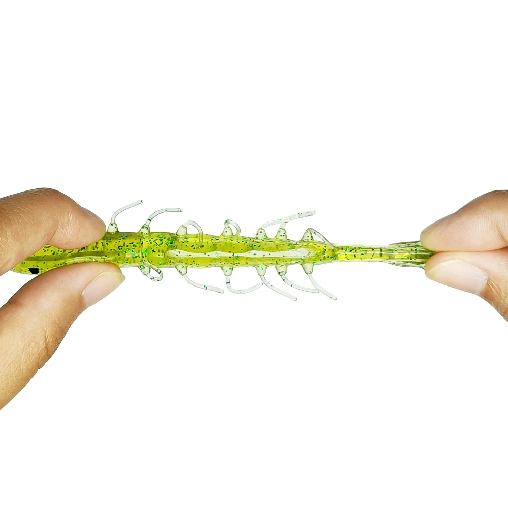 4cm Soft plastic artificial isca pesca circle tail protein Grub lure fishing worm moggot grub lure baits