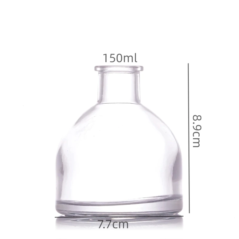 100ml 150ml 200ml empty plum wine whiskey gin vodka coffee juice glass bottle with easy open cork
