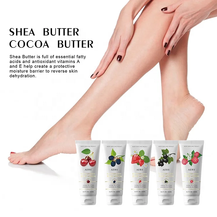 Beauty Butter Cream Body Lotion Shea Asian Ocean Wholesale Luxury Adults Female Body Care Products Custom Organic Lotion Spring