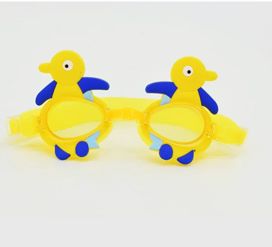 Kids Googles Funny cartoon Adjustable Nose Swimming Goggles For Children with earplug