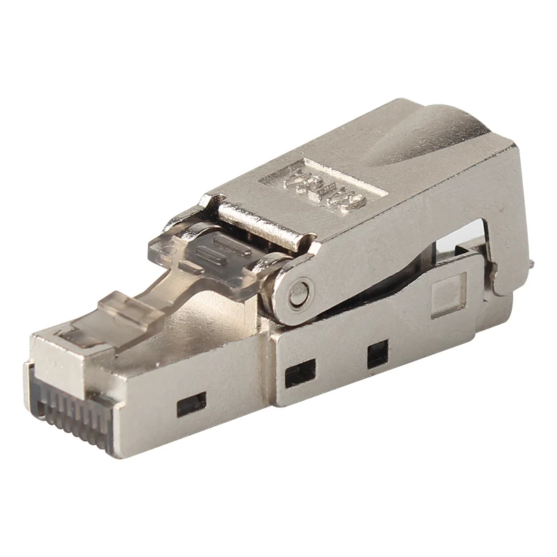 Seto super class 6 pressure free rj45 connector tool free 7CAT6A Network cable connector shielded no quick connection