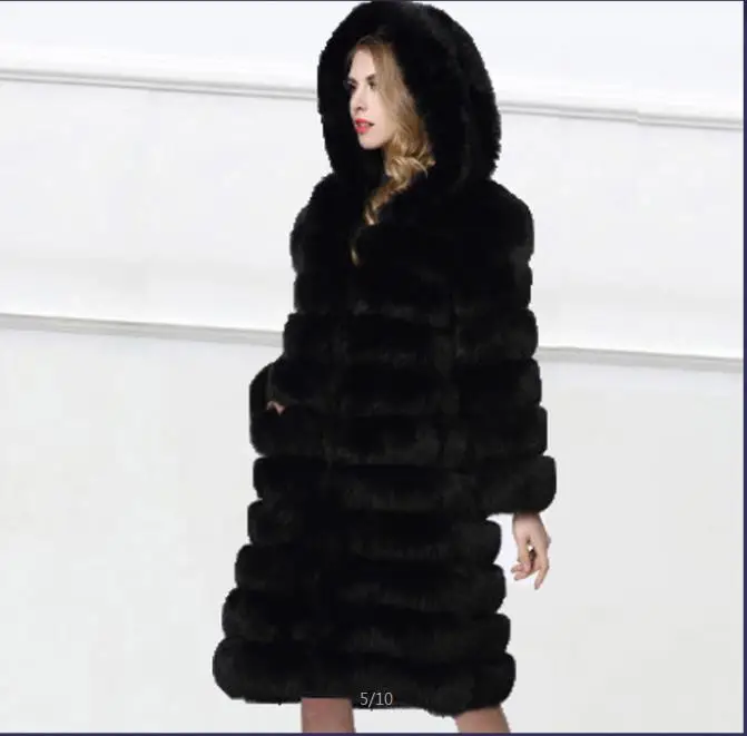 New Products Imitation Mink Fur Coat Hat look thin Fur Coat Clothing Sexy Fur Coat