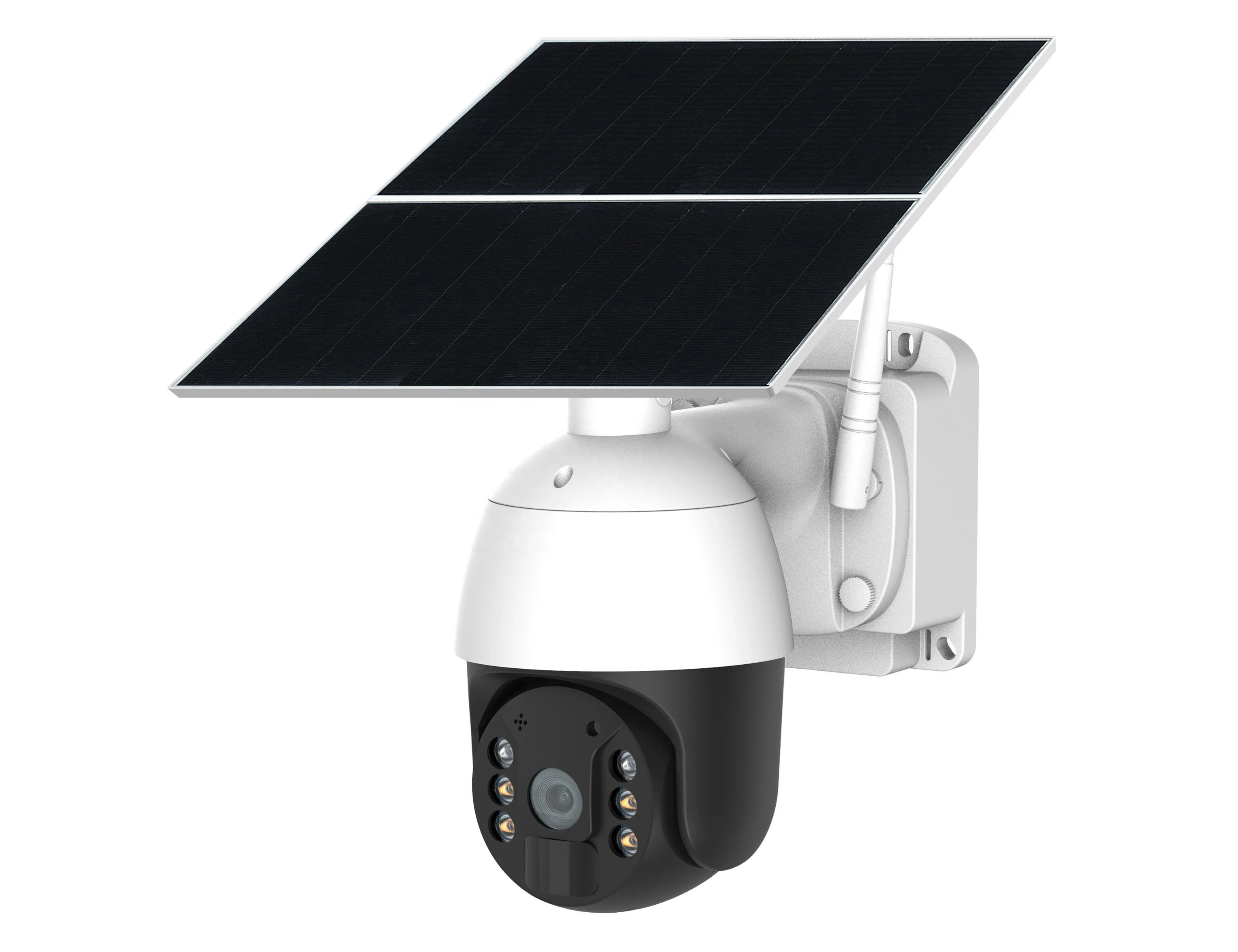 24 hours long video solar camera with 20W foldable solar panel waterproof PIR Two-Way Audio outdoor 4G solar CCTV solar camera