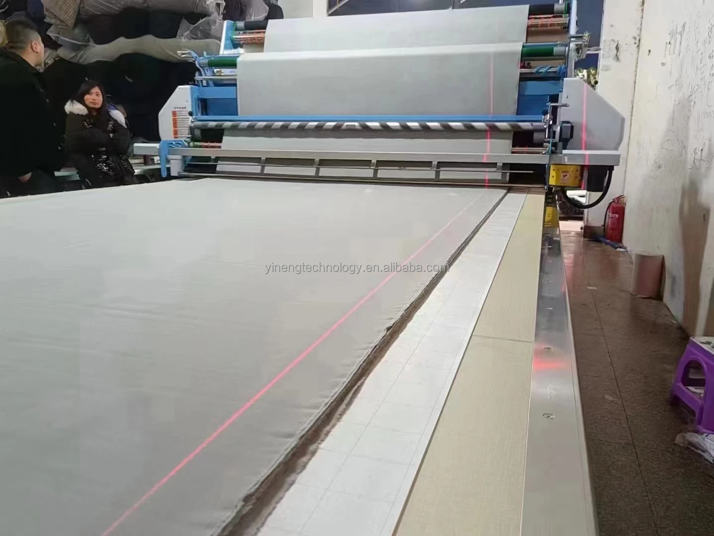 KP-L Auto Spreading Machine Clothing spreading machine clothing spreader  for towel  car interior garment